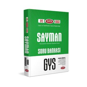 Ceza ve Tevkifevleri Sayman Gys Soru Bankası - Data Yayınları