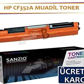 CF352A 130A HP Siyah Muadil Toner