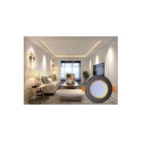CFR 3 Renkli Beyaz - Gün Işığı - İkisi Bir Arada 5W LED Siyah Spot Lamba