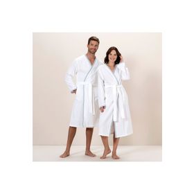 Chakra Alegria Beyaz Unisex Bornoz