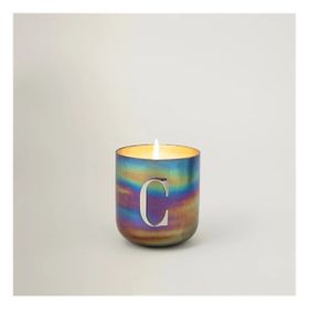Chakra Ç Harfli Gunmetal Kokulu Metal Mum