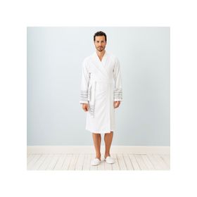 Chakra Derin Unisex Beyaz Bornoz
