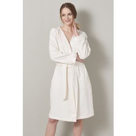 Chakra Floss Ekru Kadın Bornoz