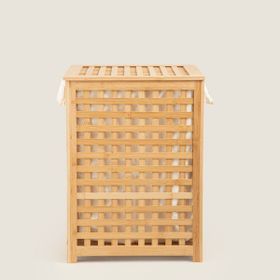 Chakra M Natural Bambu Çamaşır Sepeti