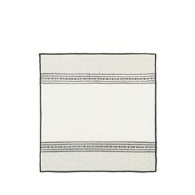 Chakra Mestiere Beyaz Gri 45x45 cm Peçete