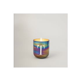 Chakra Metal T Harfli Kokulu Gunmetal Mum