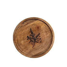 Chakra Oliva 25 cm Natural Sunum Tabağı