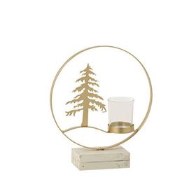 Chakra Zigo Agaç Desenli Tealight Mumluk