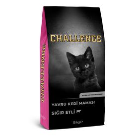 Challenge 15 kg Sığır Etli Yavru Kedi Maması