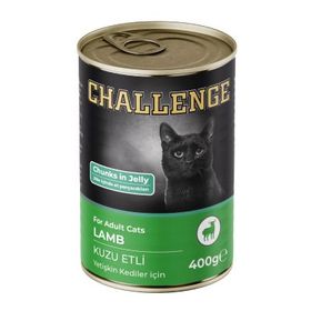 Challenge Jöle İçinde Kuzu Etli 400 gr Yetişkin Kedi Konservesi