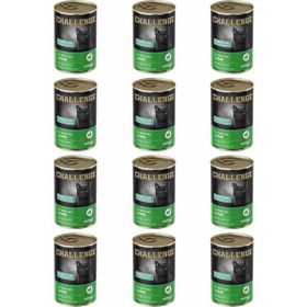 Challenge Kuzu Etli 12x400 gr Yetişkin Kedi Konservesi