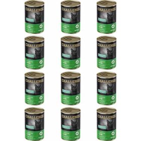 Challenge Kuzu Etli 12x400 gr Yetişkin Kedi Konservesi