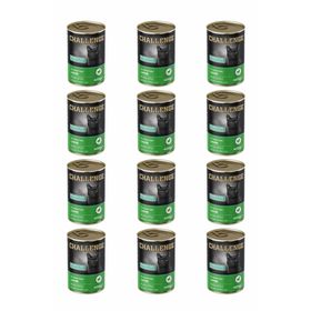 Challenge Kuzu Etli 12x400 gr Yetişkin Kedi Konservesi