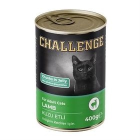 Challenge Kuzu Etli 400 GR Yetişkin Kedi Konservesi