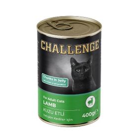 Challenge Kuzu Etli 400 GR Yetişkin Kedi Konservesi