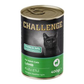 Challenge Kuzu Etli 400 GR Yetişkin Kedi Konservesi