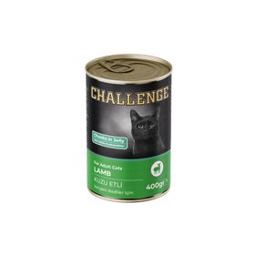 Challenge Kuzu Etli 400 GR Yetişkin Kedi Konservesi