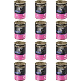Challenge Pate Kuzu Etli 12x400 gr Yavru Kedi Konservesi
