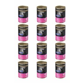 Challenge Pate Kuzu Etli 12x400 gr Yavru Kedi Konservesi