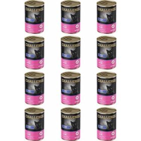 Challenge Pate Kuzu Etli 12x400 gr Yavru Kedi Konservesi