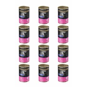 Challenge Pate Kuzu Etli 12x400 gr Yavru Kedi Konservesi