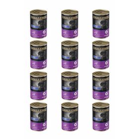 Challenge Pate Kuzu Etli 12x400 gr Yavru Köpek Konservesi