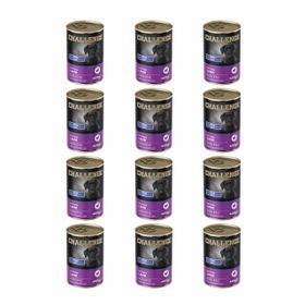 Challenge Pate Kuzu Etli 12x400 gr Yavru Köpek Konservesi