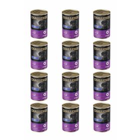 Challenge Pate Kuzu Etli 12x400 gr Yavru Köpek Konservesi