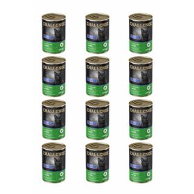 Challenge Pate Kuzu Etli 12x400 gr Yetişkin Kedi Konservesi
