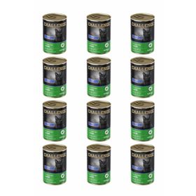 Challenge Pate Kuzu Etli 12x400 gr Yetişkin Kedi Konservesi