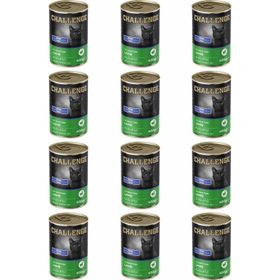 Challenge Pate Kuzu Etli 12x400 gr Yetişkin Kedi Konservesi