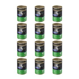 Challenge Pate Kuzu Etli 12x400 gr Yetişkin Köpek Konservesi