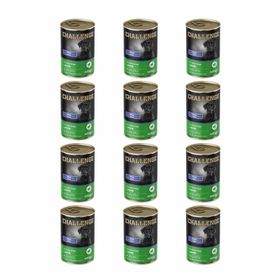 Challenge Pate Kuzu Etli 12x400 gr Yetişkin Köpek Konservesi