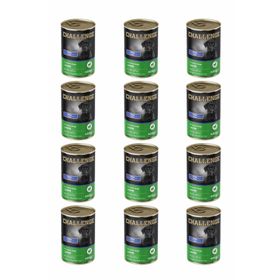 Challenge Pate Kuzu Etli 12x400 gr Yetişkin Köpek Konservesi