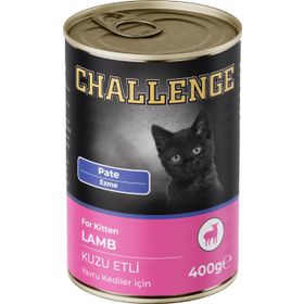 Challenge Pate Kuzu Etli 400 GR Yavru Kedi Konservesi