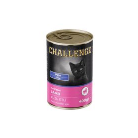 Challenge Pate Kuzu Etli 400 GR Yavru Kedi Konservesi