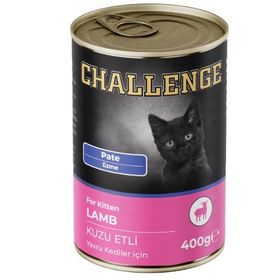 Challenge Pate Kuzu Etli 400 GR Yavru Kedi Konservesi
