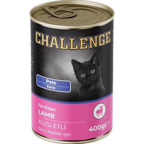 Challenge Pate Kuzu Etli 400 GR Yavru Kedi Konservesi