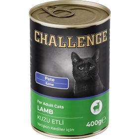 Challenge Pate Kuzu Etli 400 GR Yetişkin Kedi Konservesi