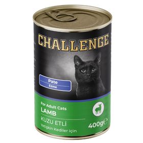 Challenge Pate Kuzu Etli 400 GR Yetişkin Kedi Konservesi
