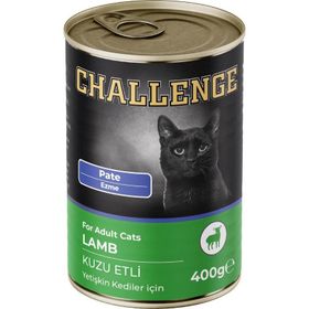 Challenge Pate Kuzu Etli 400 GR Yetişkin Kedi Konservesi