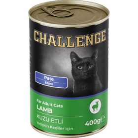 Challenge Pate Kuzu Etli 400 GR Yetişkin Kedi Konservesi