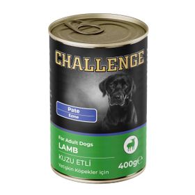 Challenge Pate Kuzu Etli 400 gr Yetişkin Köpek Konserve Maması