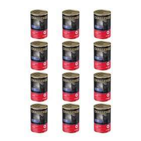 Challenge Pate Sığır Etli 12x400 gr Yetişkin Kedi Konservesi