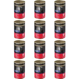 Challenge Pate Sığır Etli 12x400 gr Yetişkin Kedi Konservesi