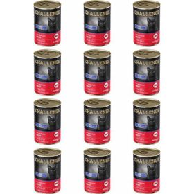 Challenge Pate Sığır Etli 12x400 gr Yetişkin Kedi Konservesi