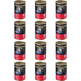Challenge Pate Sığır Etli 12x400 gr Yetişkin Kedi Konservesi