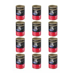 Challenge Pate Sığır Etli 12x400 gr Yetişkin Köpek Konservesi