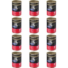 Challenge Pate Sığır Etli 12x400 gr Yetişkin Köpek Konservesi