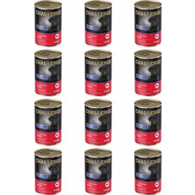 Challenge Pate Sığır Etli 12x400 gr Yetişkin Köpek Konservesi